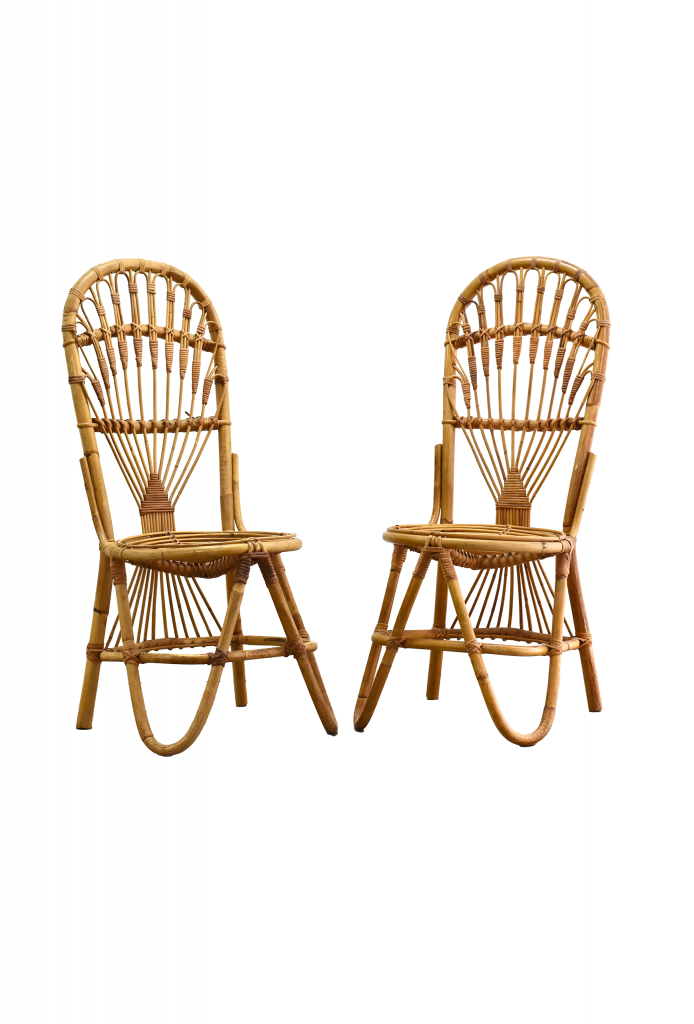 Set of Six Bamboo Chairs — Marta Gualda